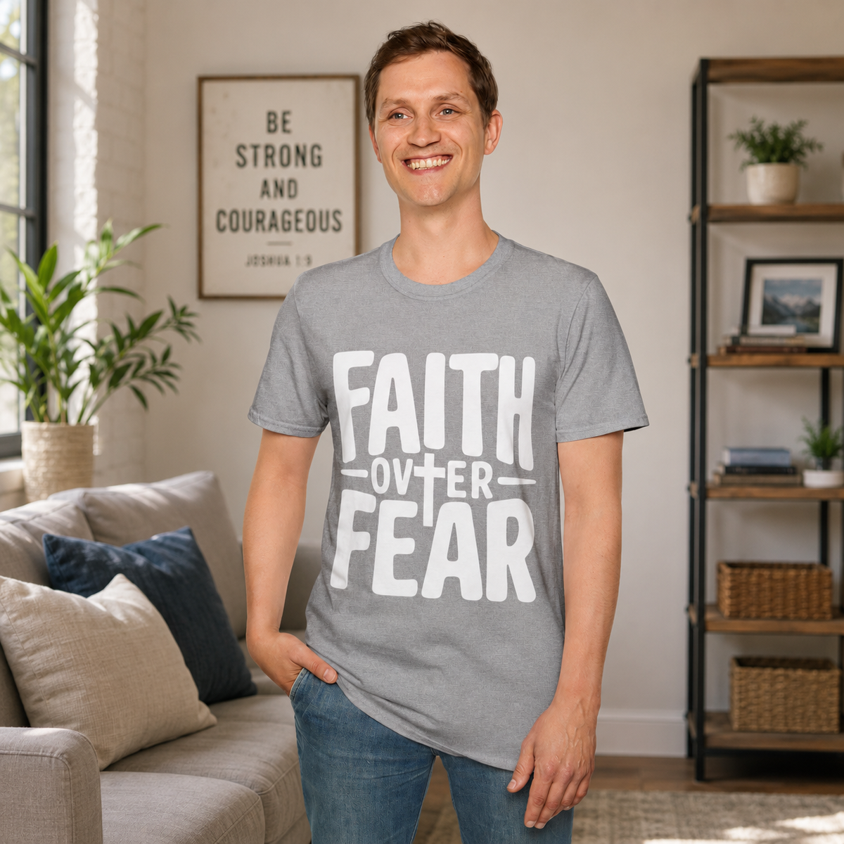 Unisex T-Shirt - "Faith Over Fear"
