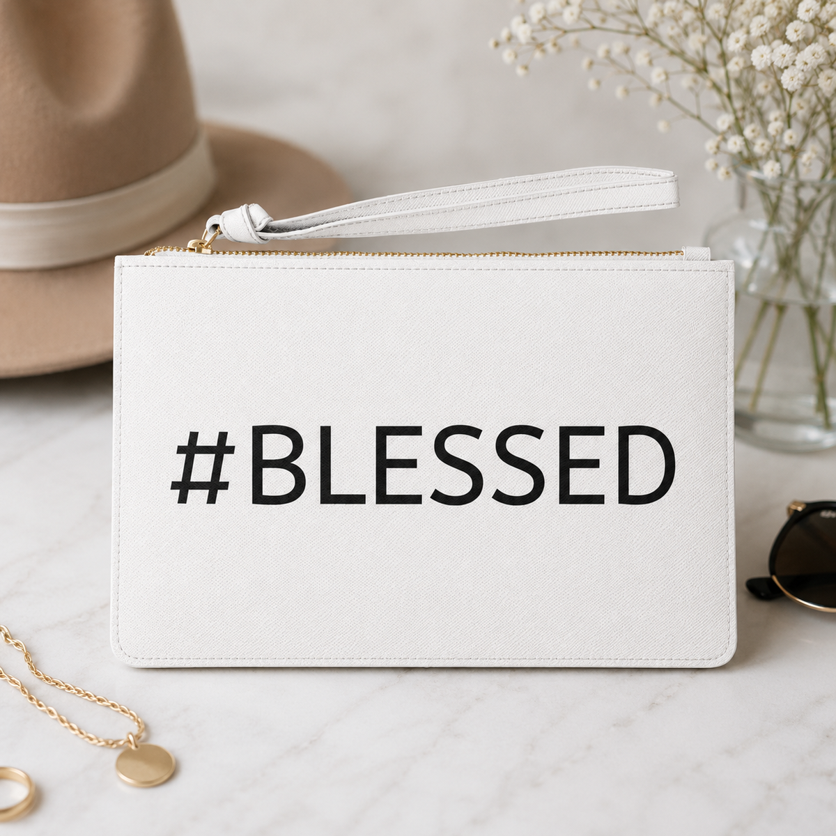 Clutch Bag - #BLESSED