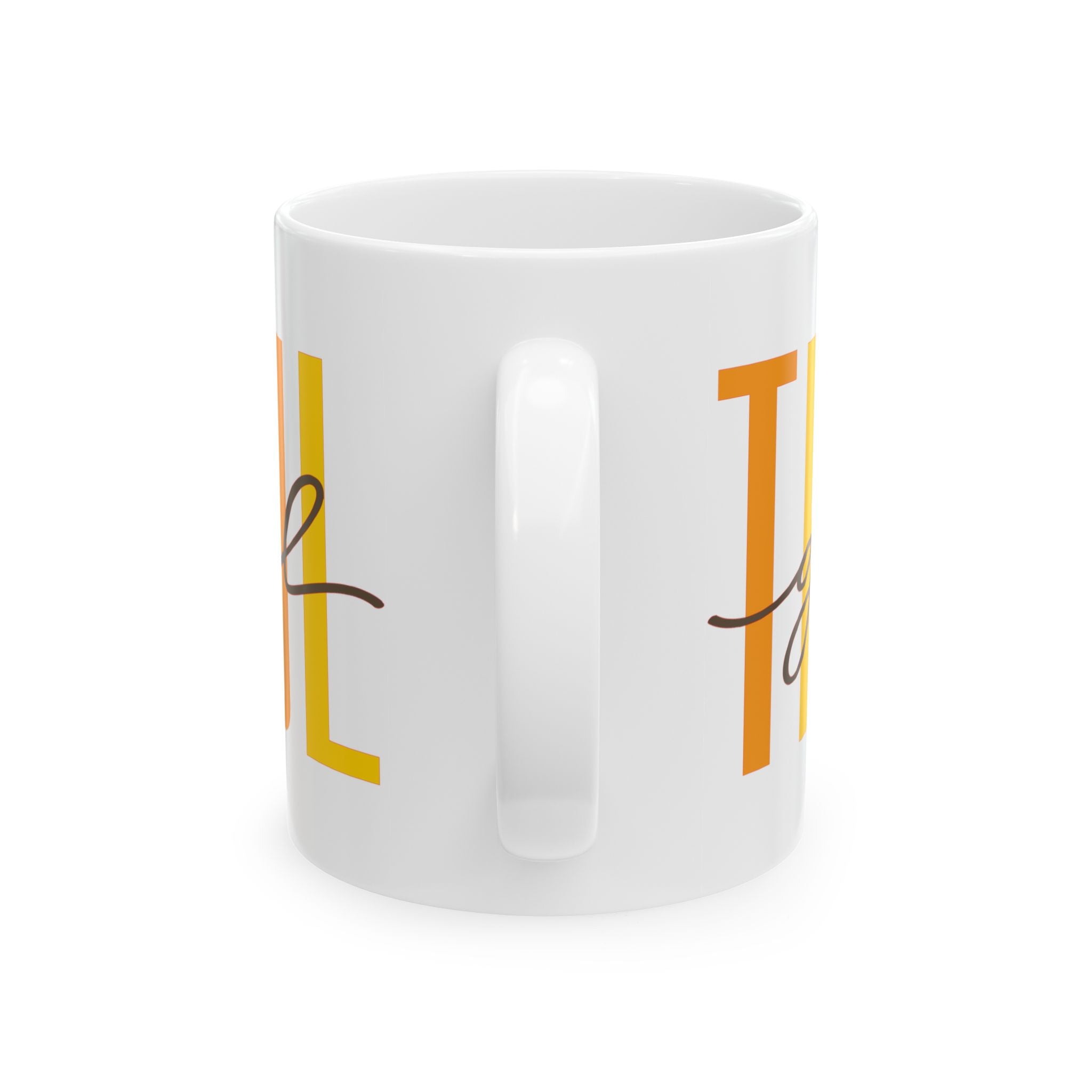 Thankful Grateful Ceramic Mug – Coffee Cup (11 oz.)