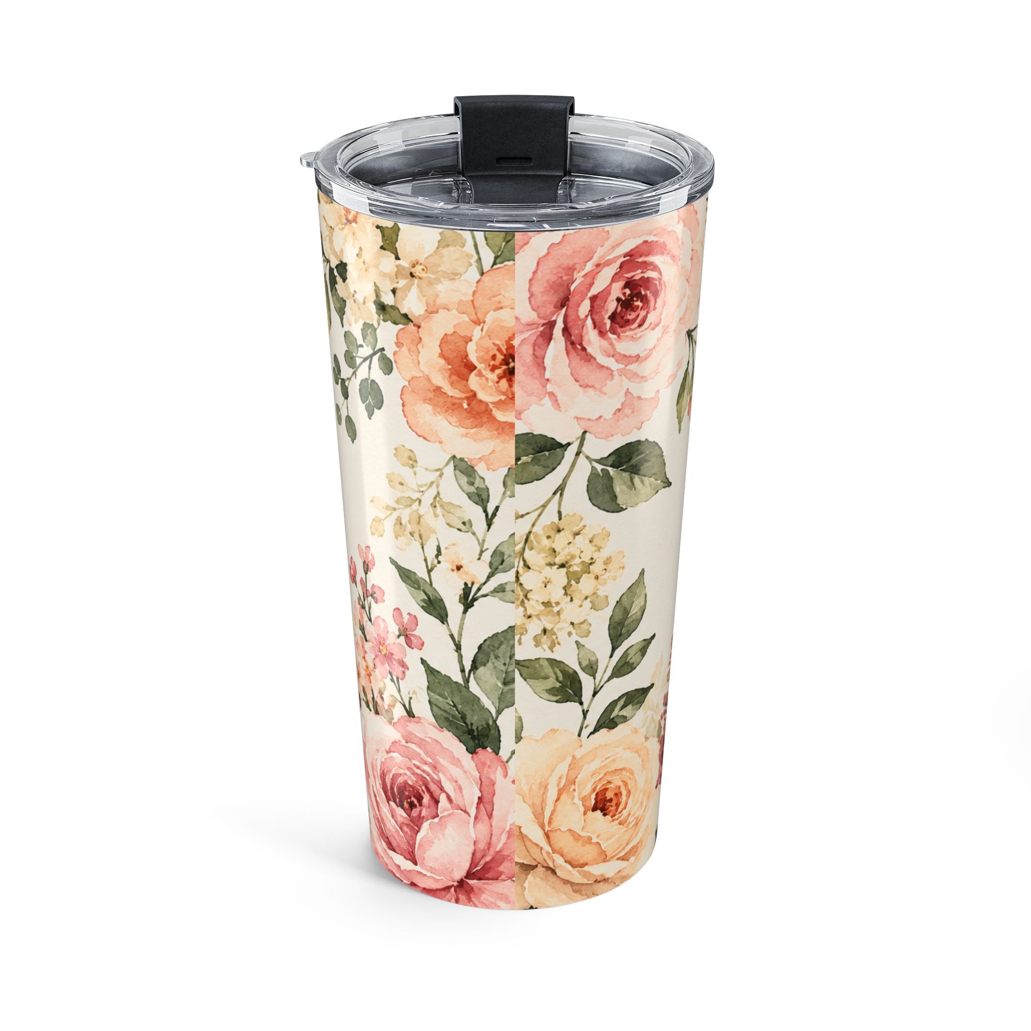 Faith Doesn't Make Things Easier It Makes Things Possible 20oz Floral Tumbler