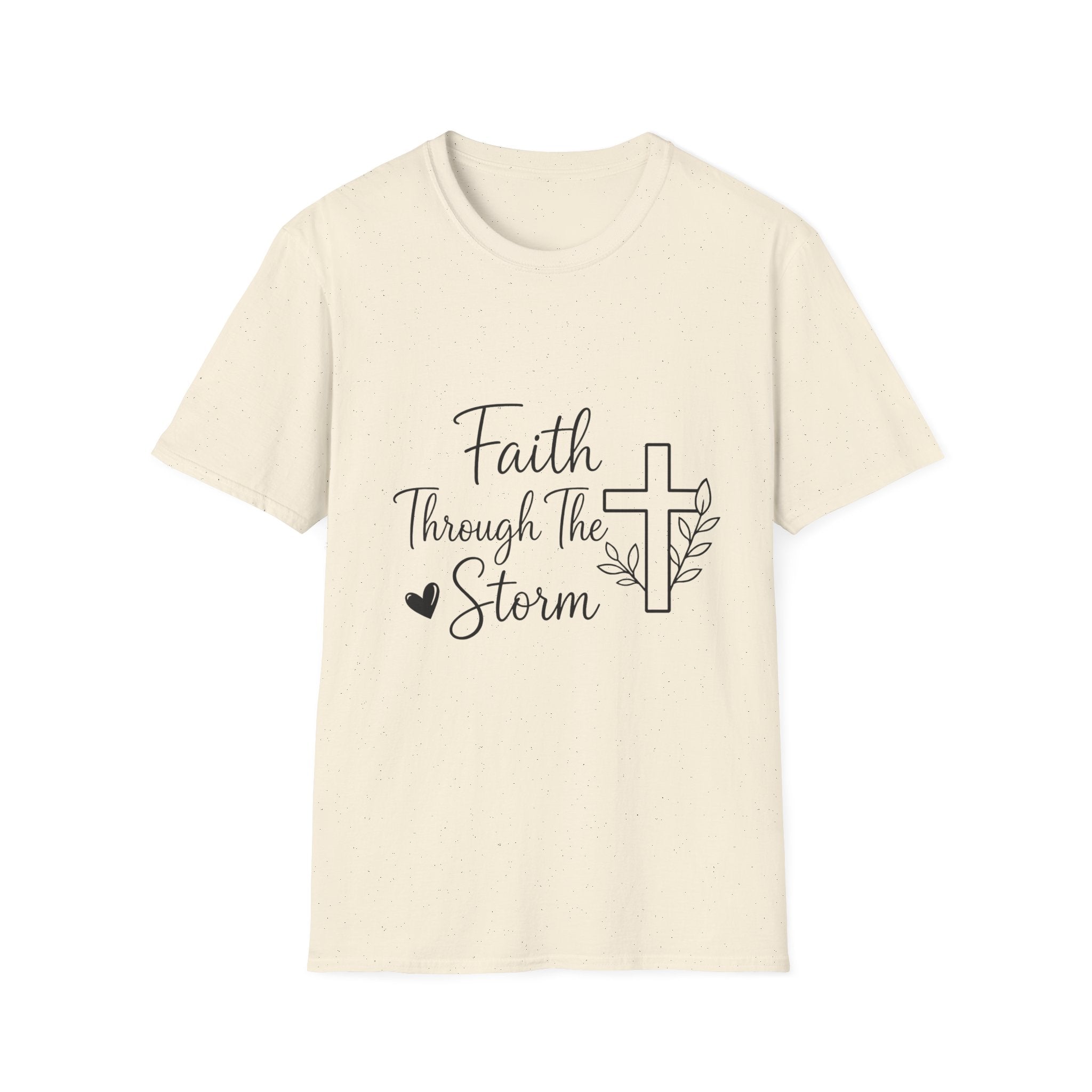 Faith Through the Storm T-Shirt — Christian Inspirational Tee