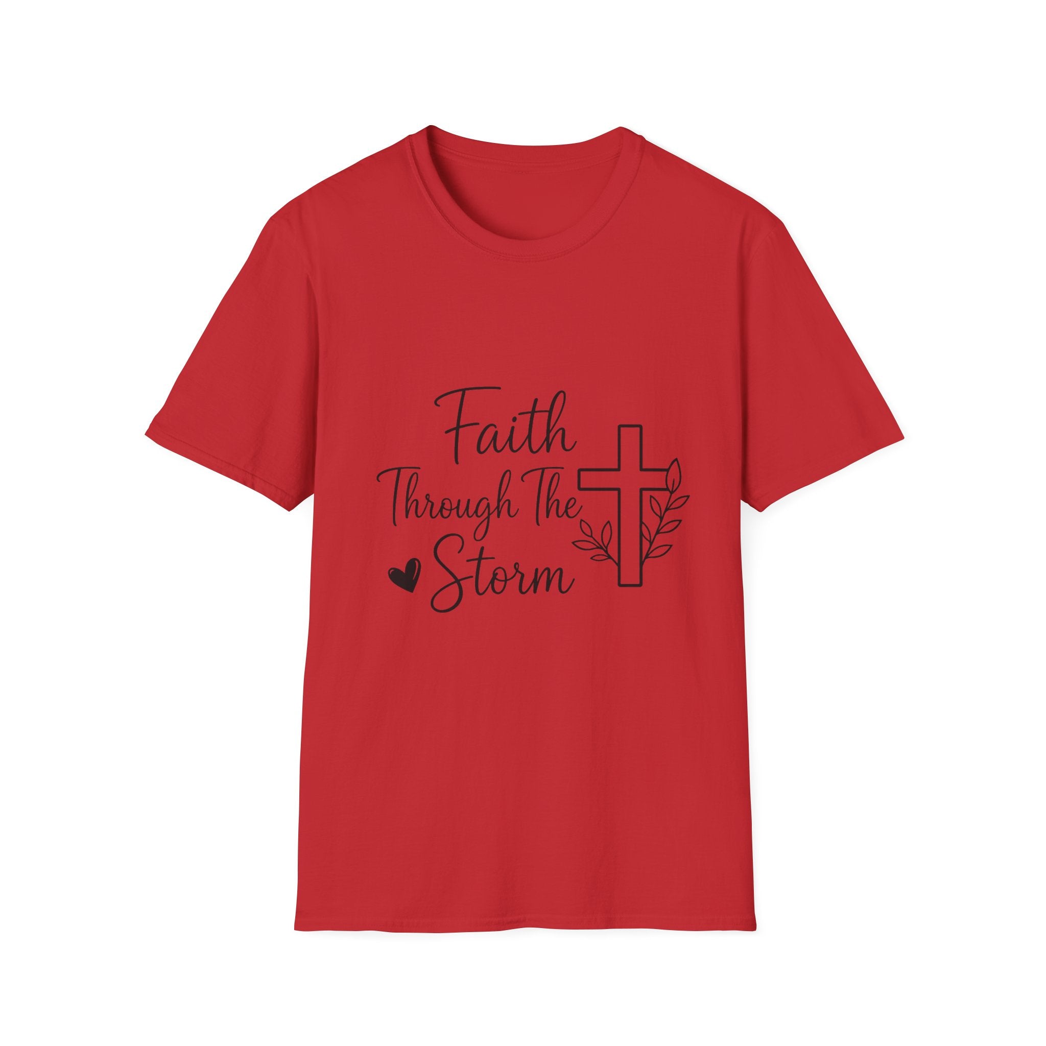 Faith Through the Storm T-Shirt — Christian Inspirational Tee