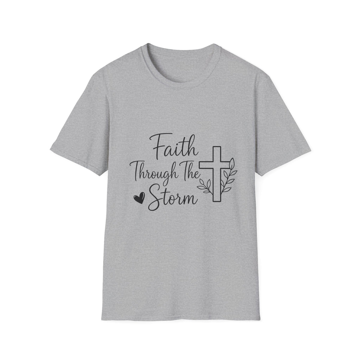Faith Through the Storm T-Shirt — Christian Inspirational Tee