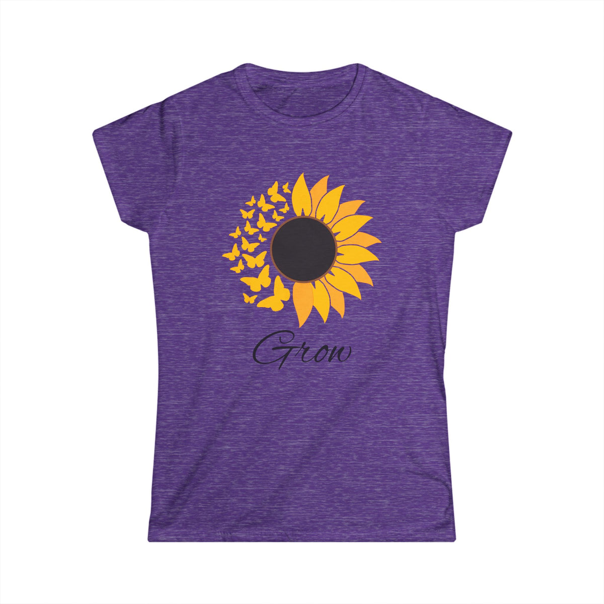 Women's Tee — Classic Softstyle White T-Shirt - "Grow"