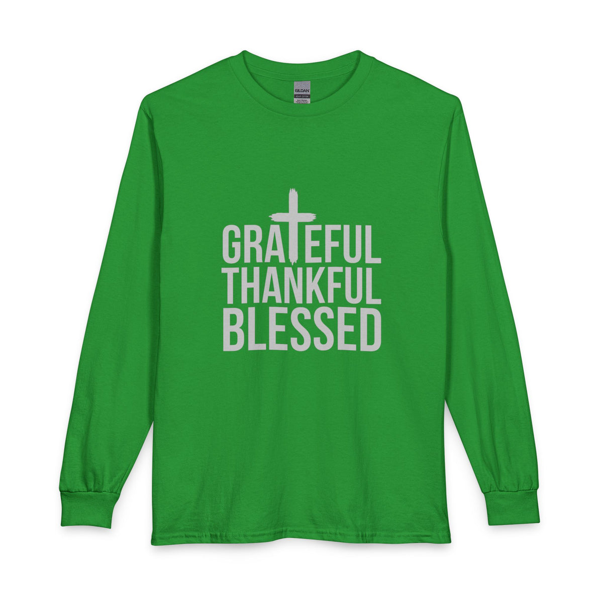 Grateful Thankful Blessed Unisex Long Sleeve T-Shirt