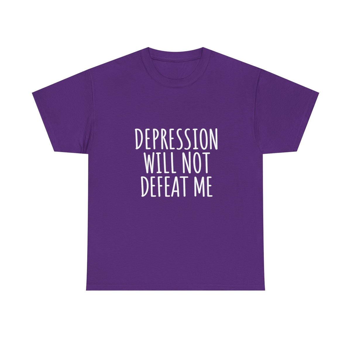 Depression Will Not Defeat Me T-Shirt | Mental Health Awareness