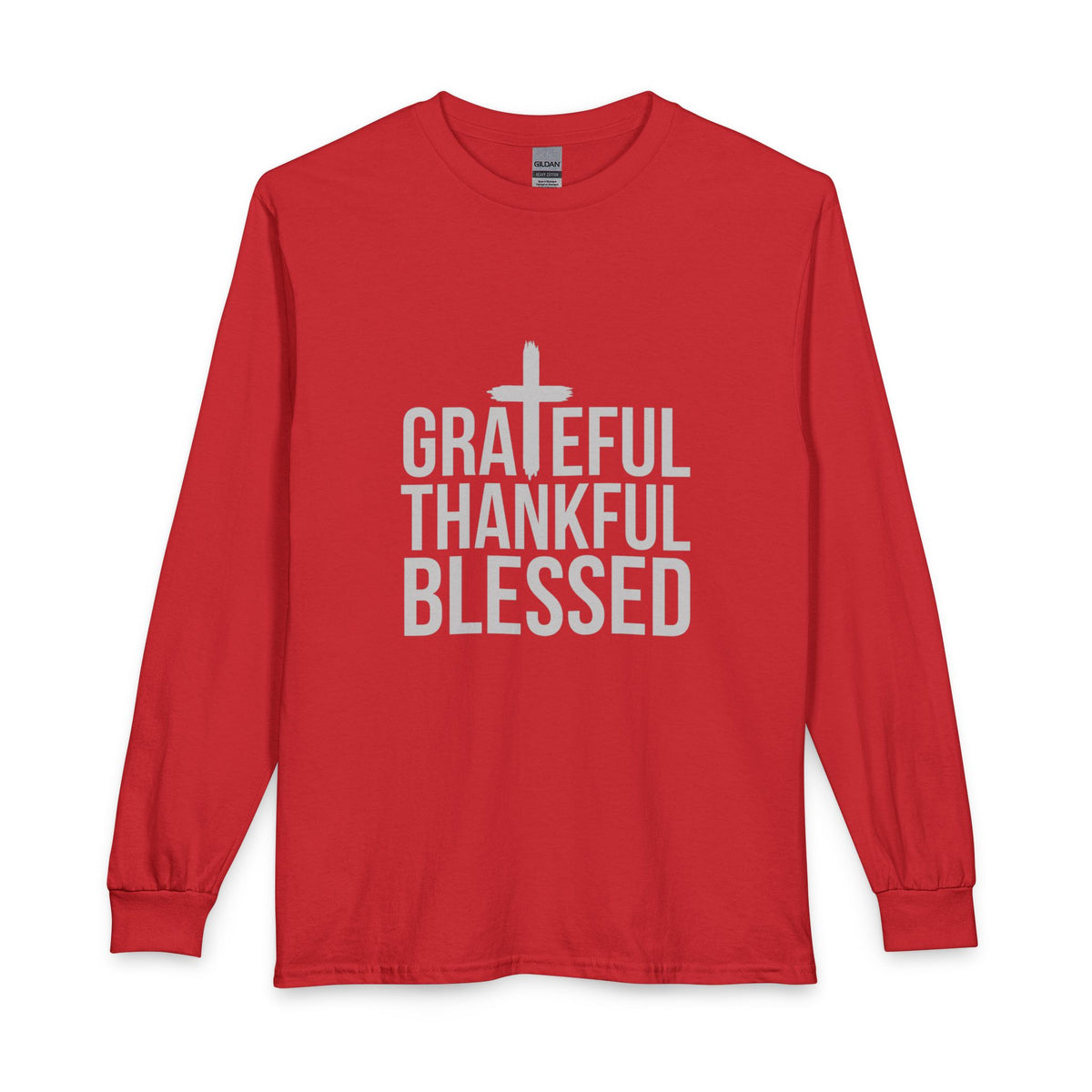 Grateful Thankful Blessed Unisex Long Sleeve T-Shirt