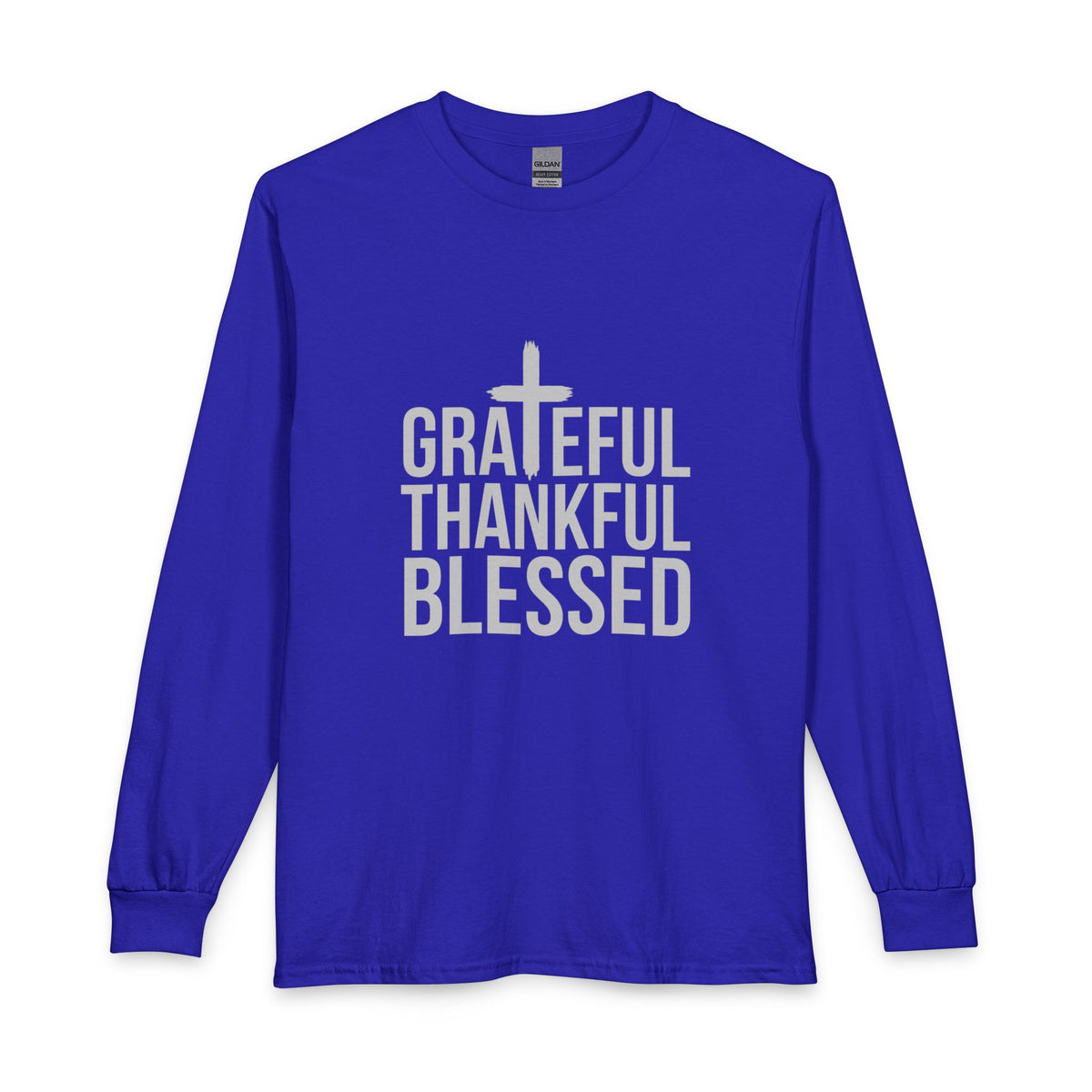 Grateful Thankful Blessed Unisex Long Sleeve T-Shirt