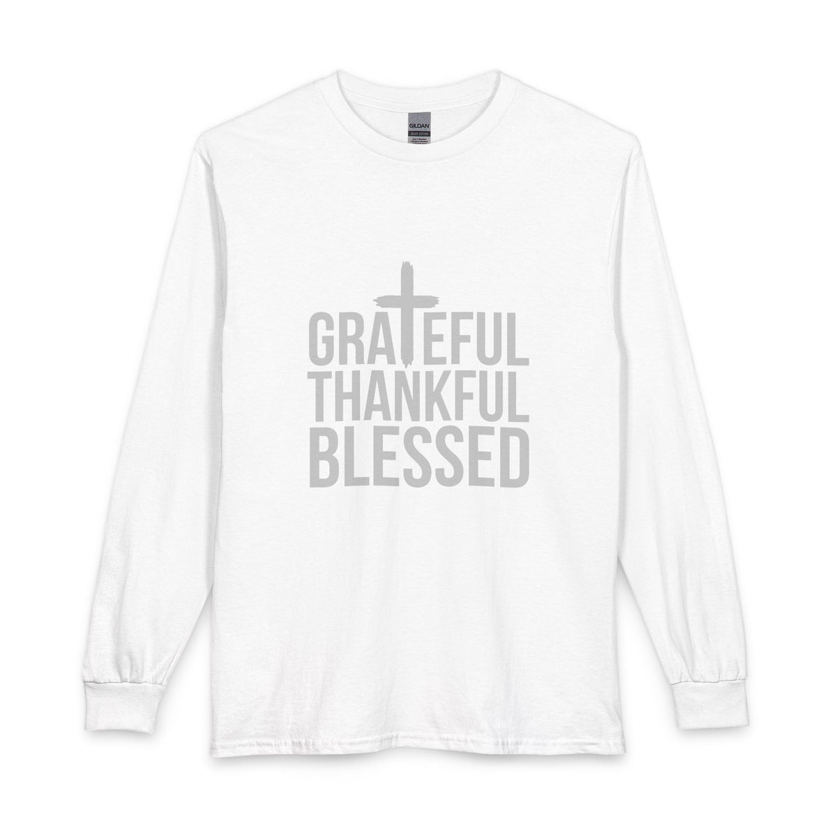 Grateful Thankful Blessed Unisex Long Sleeve T-Shirt
