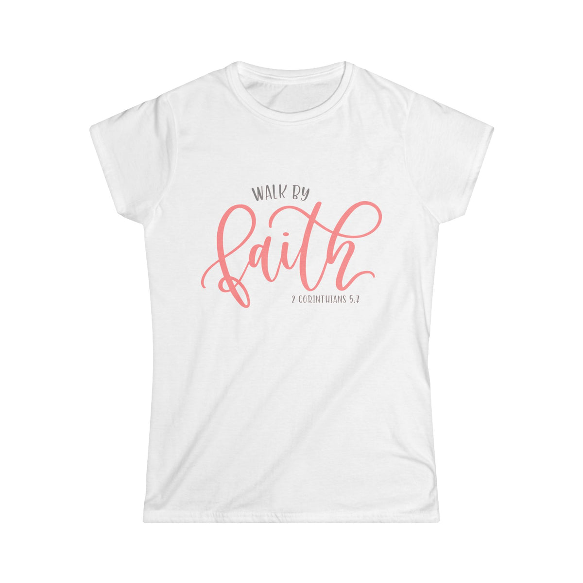 Women's Softstyle Tee — Classic White Crewneck T-Shirt